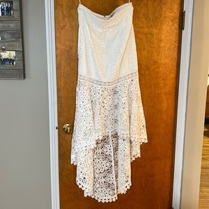 White dress - TWO SISTERS the label. Two piece US size 8